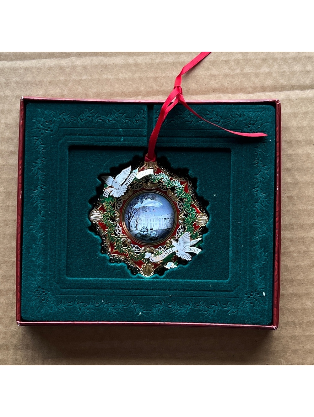 2013 White House Historical Association Christmas Ornament Collectible